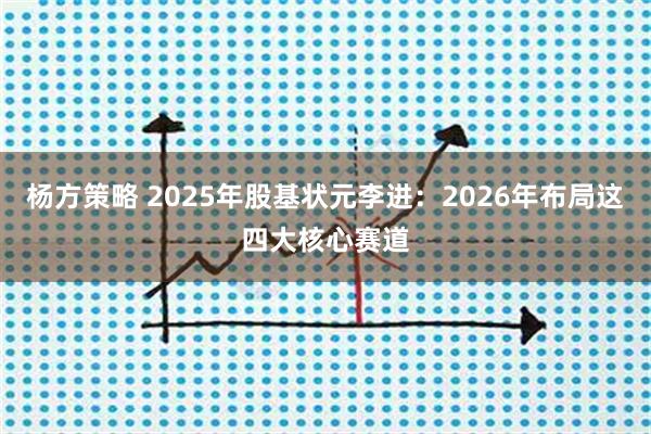 杨方策略 2025年股基状元李进：2026年布局这四大核心赛道